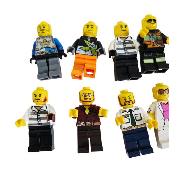Lego Mini Figurines 10 PC Bundle Career Villains Variety Random Pack Ninjano - Picture 2 of 3